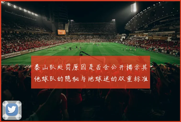 泰山队处罚原因是否会公开揭示其他球队的隐秘与地球迷的双重标准